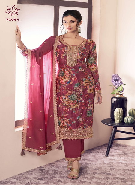 Pahal 3 By Vinay Heavy Chinon Top With Bottom Dupatta Online Wholesale  